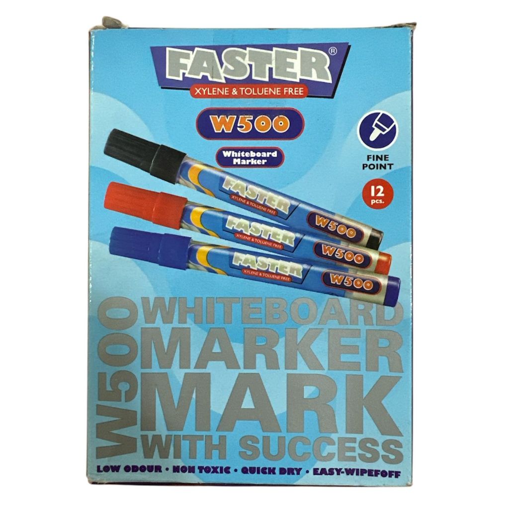 

[ 1 LUSIN ] SPIDOL FASTER WHITEBOARD HITAM W500