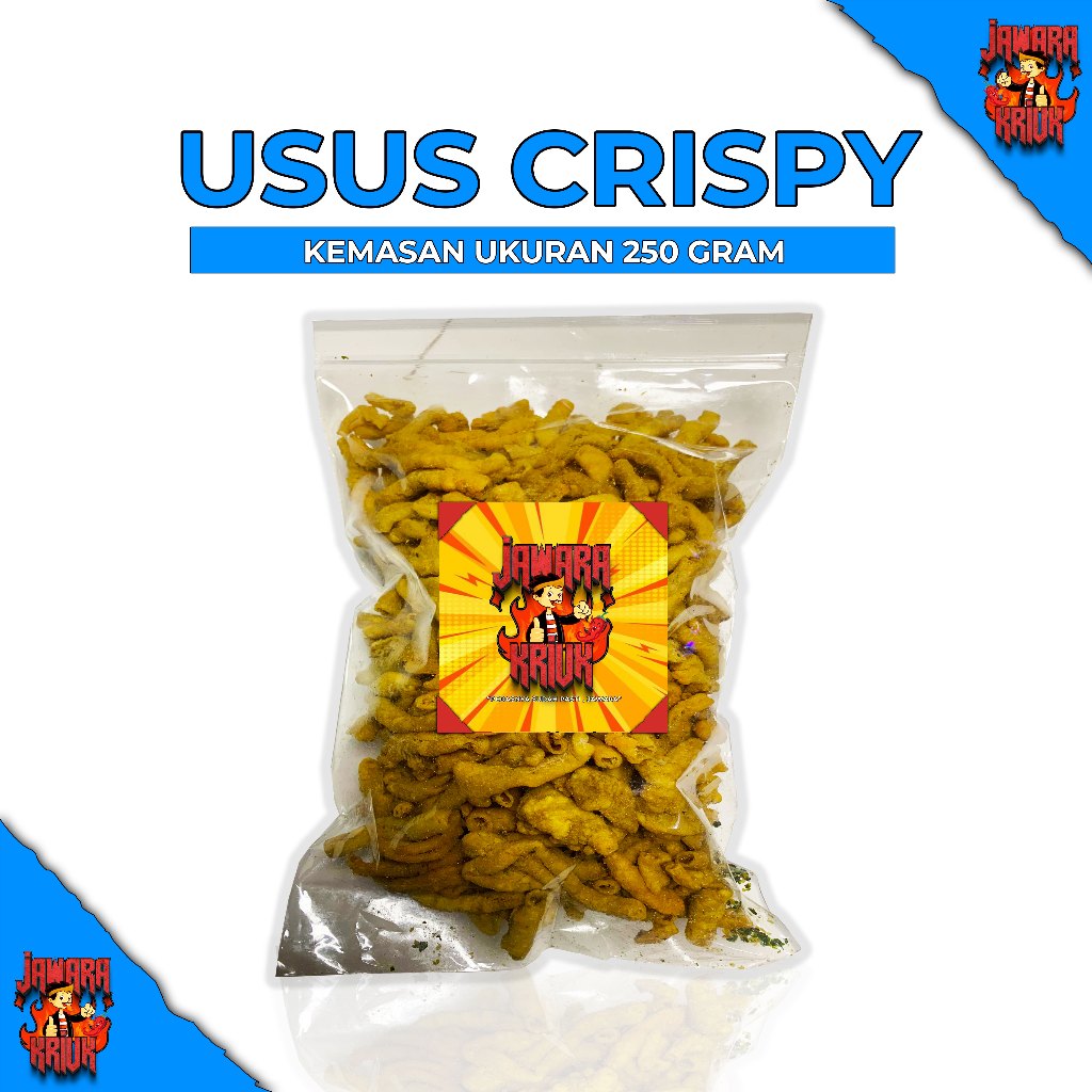

JAWARAKRIUK - Usus Ayam KrispI 250 Gram Original Pedas Daun Jeruk Cemilan Kripsus Bumbu Melimpah