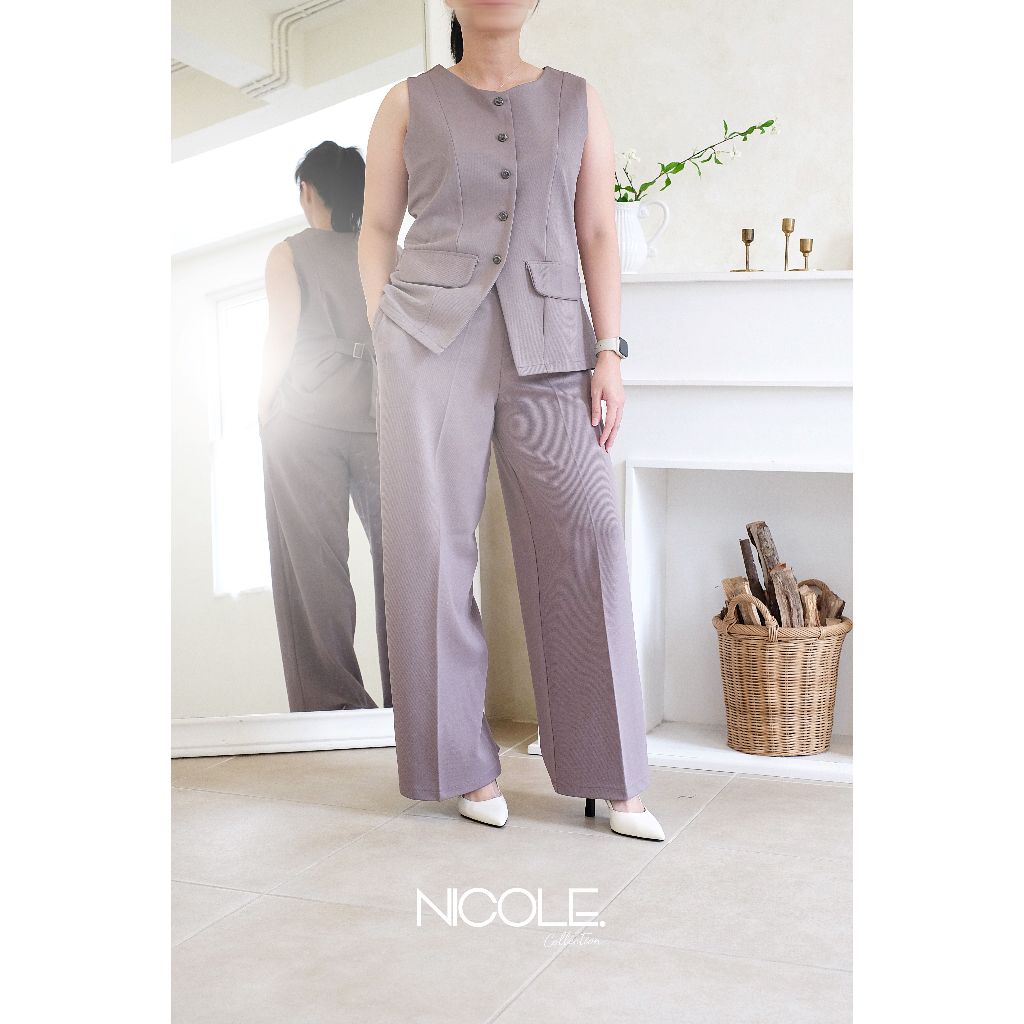 Seti Set | Setelan Wanita | Rompi dan Kulot Set