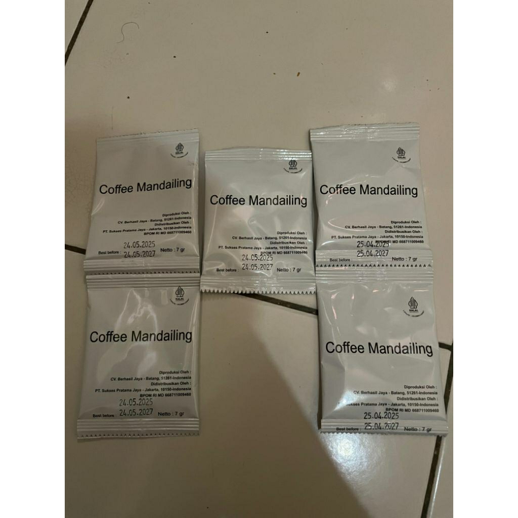 

coffe Mandailing bubuk 7gr 1ranceng/5pcs