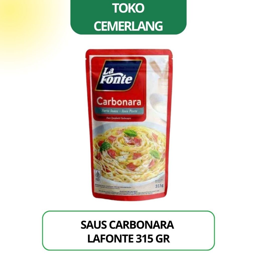 

Saus Carbonara La Fonte 315 gr