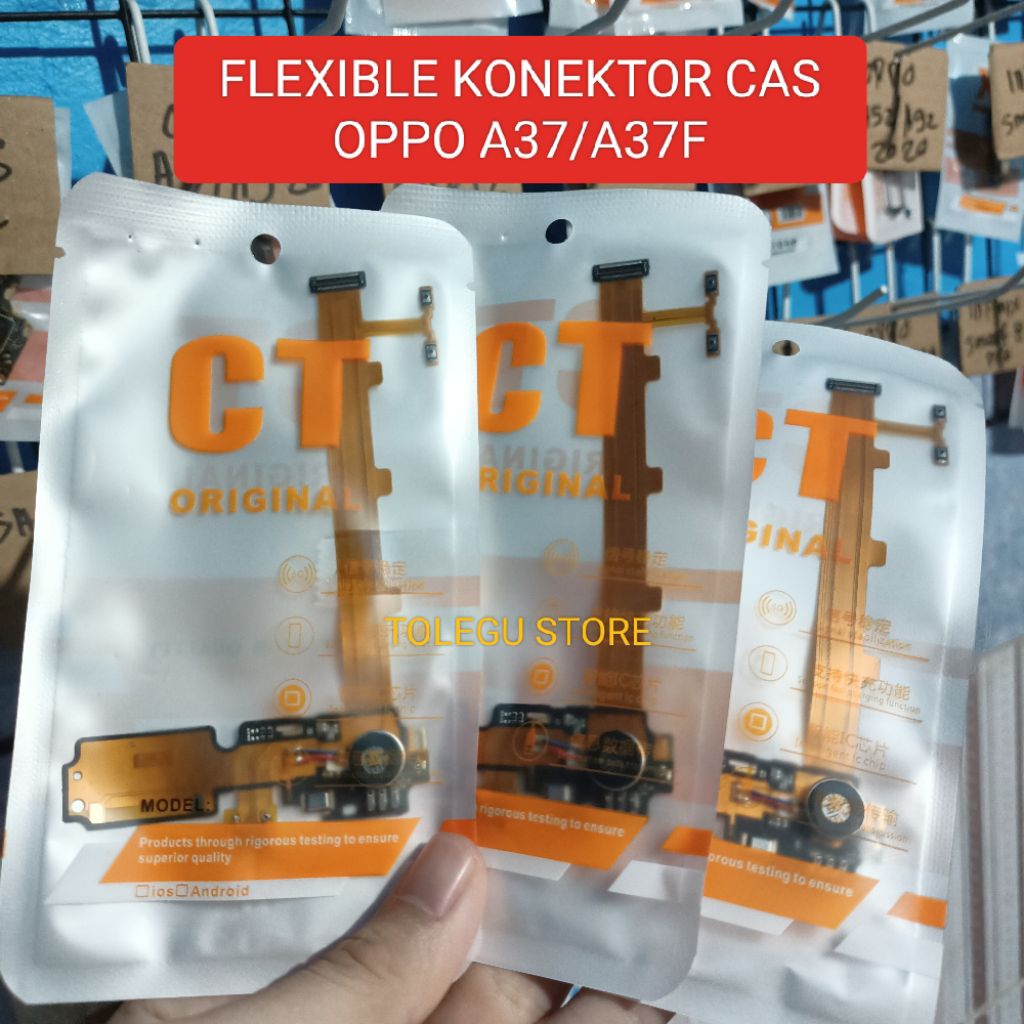 FLEXIBLE KONEKTOR CHARGER OPPO A37/A37F PCB BOARD CAS ORIGINAL