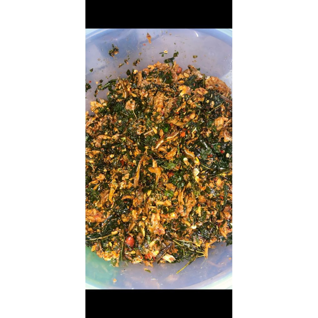 

sambel teri bayem + tempe kacang