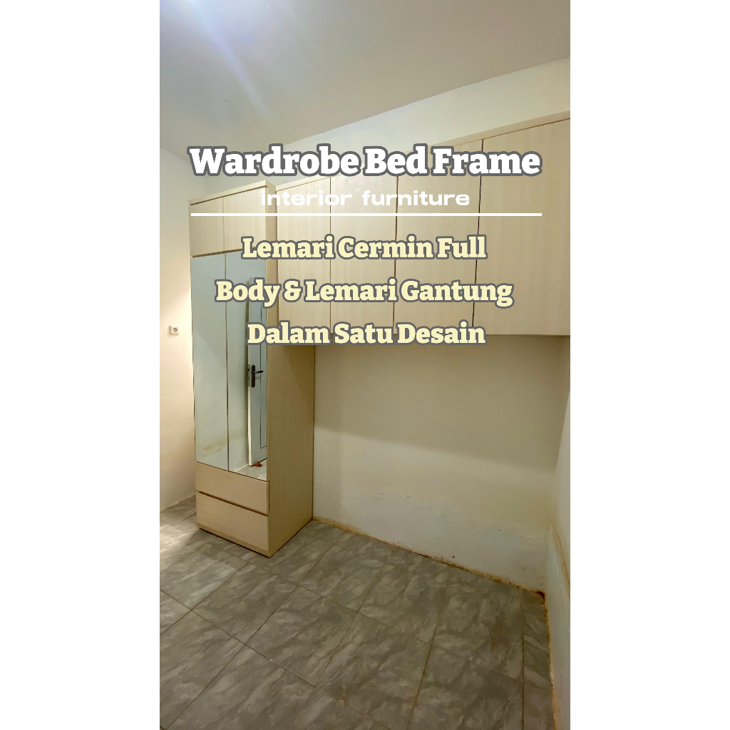 LEMARI CUSTOM BACKDROP RANJANG/LEMARI GANTUNG /LEMARI KACA/BACKDROP RANJANG