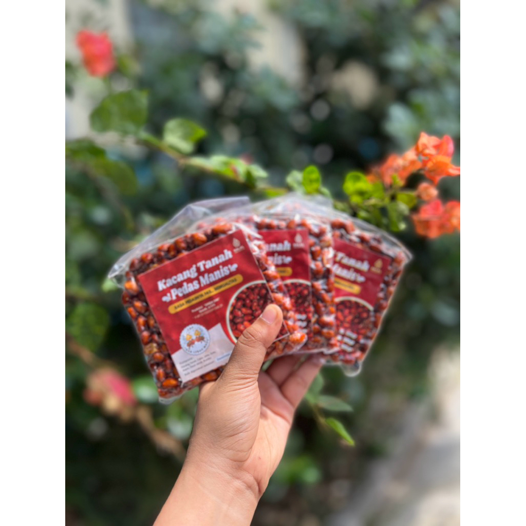 

FF Kacang Tanah Pedas Manis 100g X 3pcs 300gram Kacang Jadul Viral