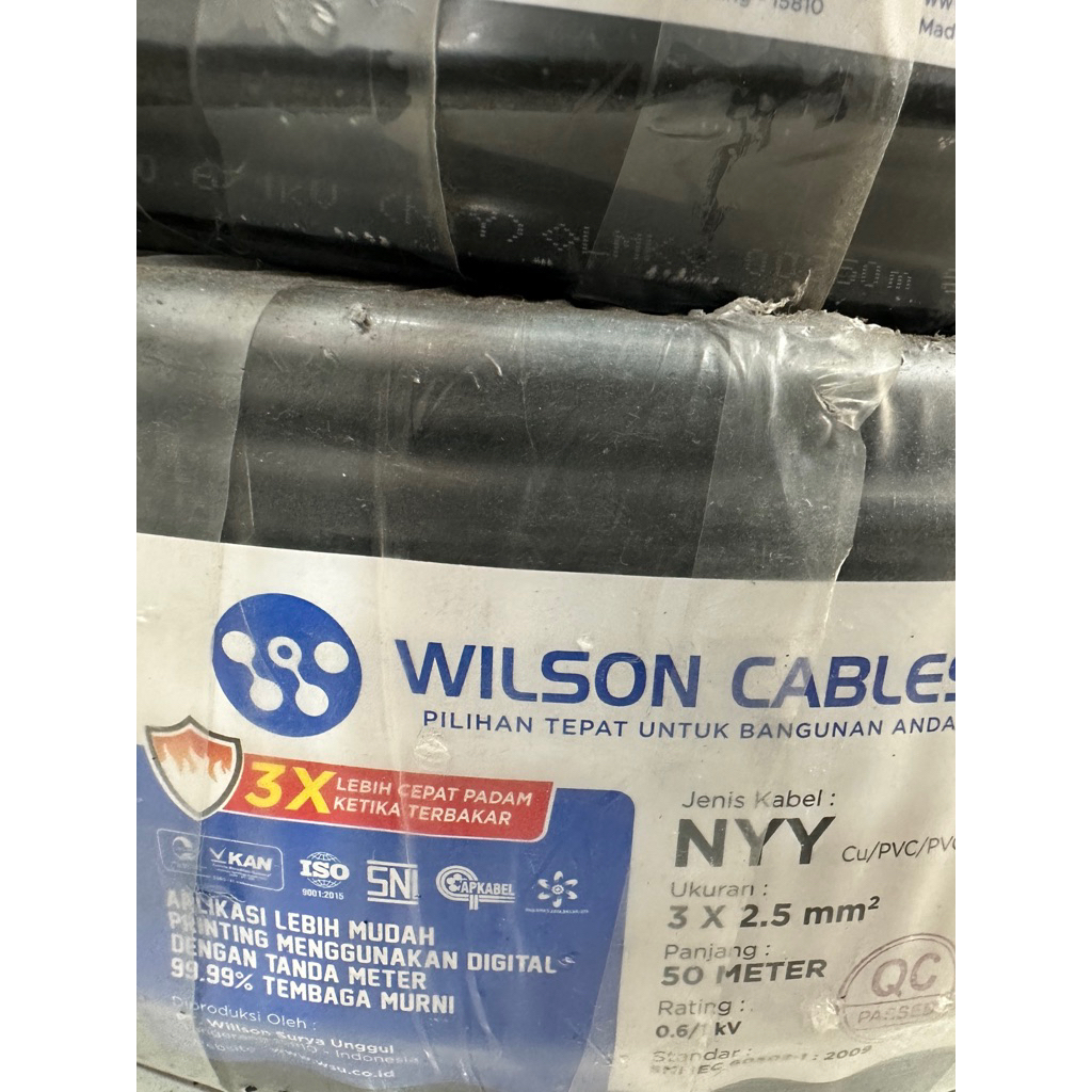 WILSON NYY 3x2,5 KABEL TEMBAGA MURNI