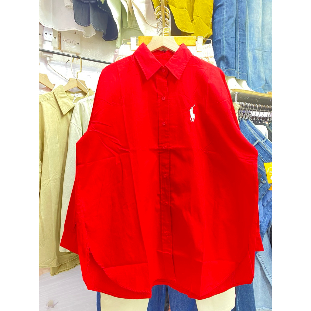 kemeja oversize import wanita