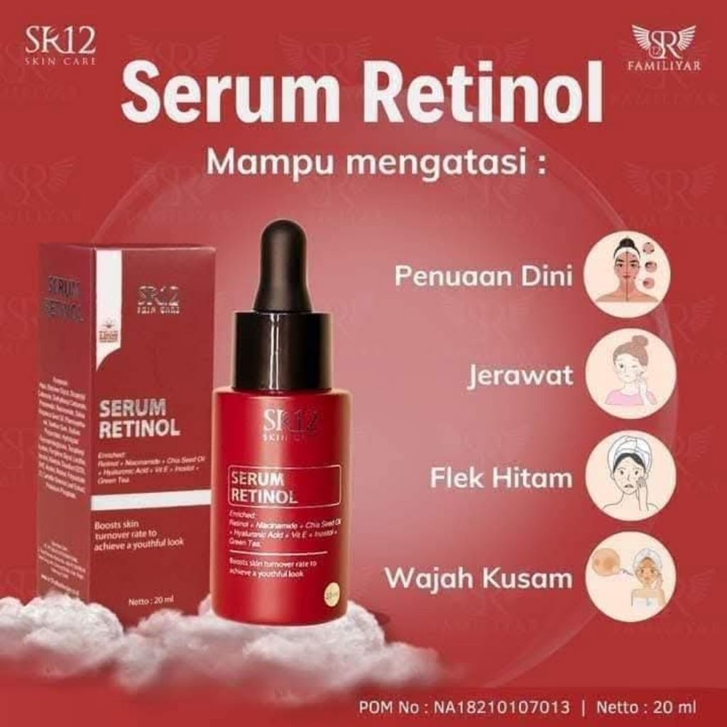 serum retinol SR12 serum retinol sr12 flek hitam diwajah serum retinol sr12 ori serum retinol anti p