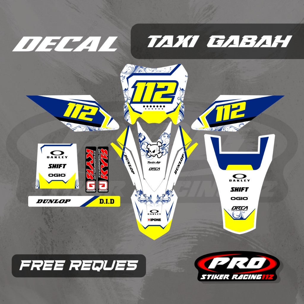 DECAL OJEK GABAH DECAL TAXI GABAH DECAL ANGKUT GABAH FREE CUSTOM