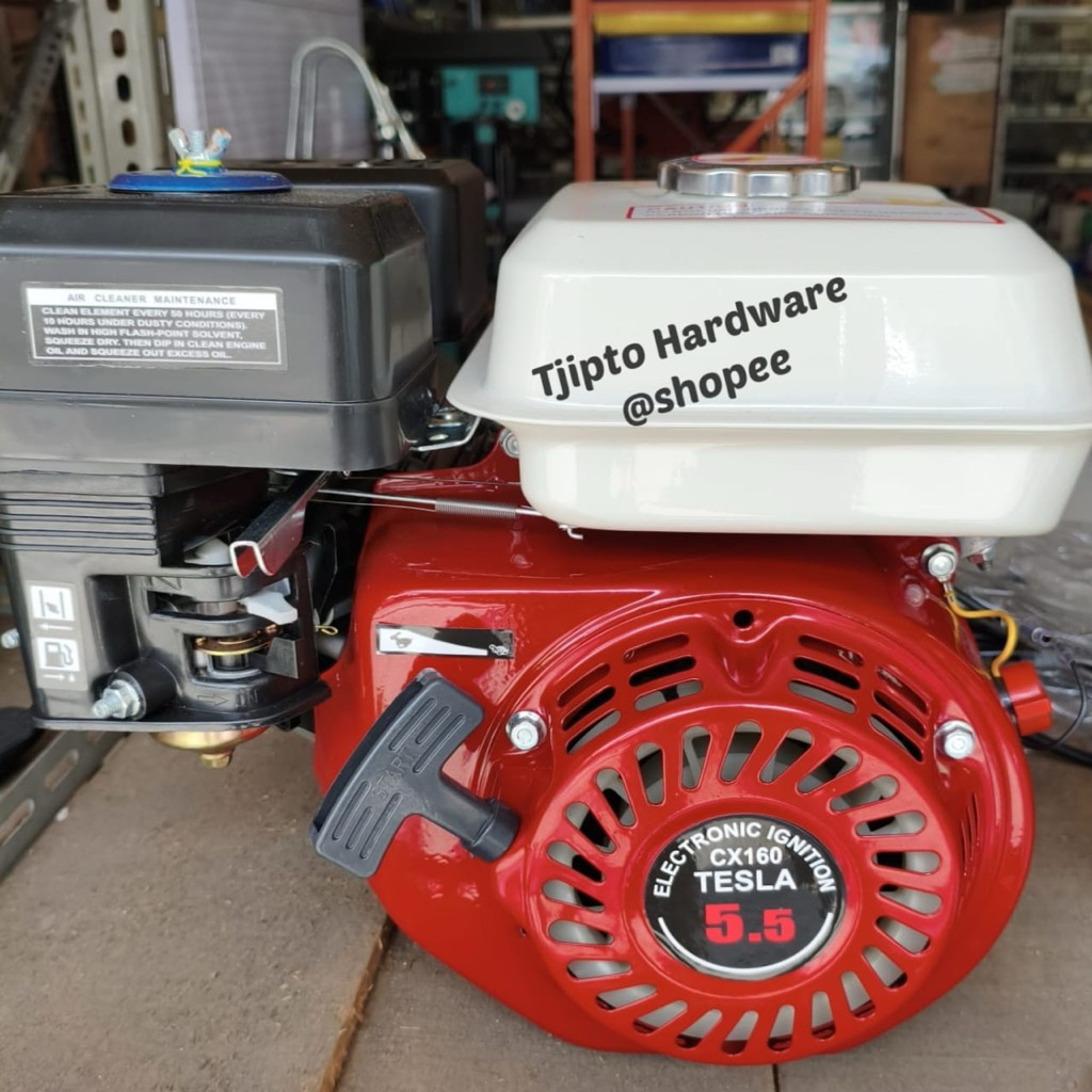 Engine Tesla CX160 Mesin Penggerak CX 160 Gasoline Dinamo 5,5HP