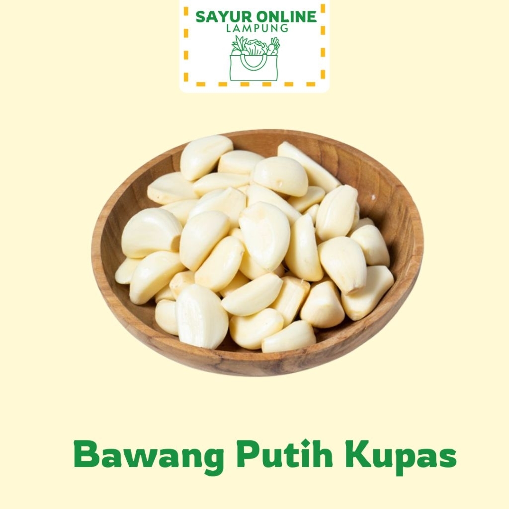 

Bawang Putih Kupas - Sayur Online Lampung