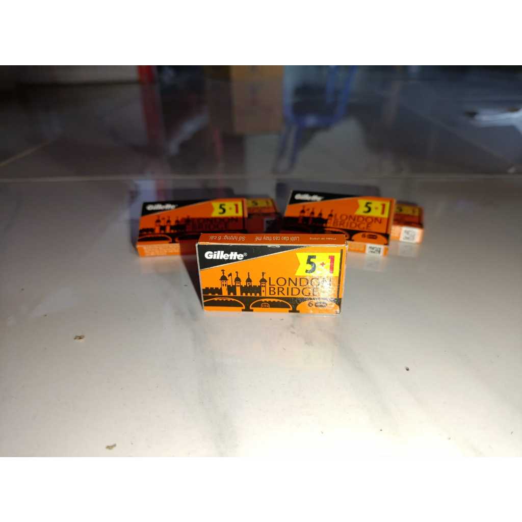 PISAU SILET LONDON BRIDGE GILLETTE ORI TAJAM ECER 1 PCS