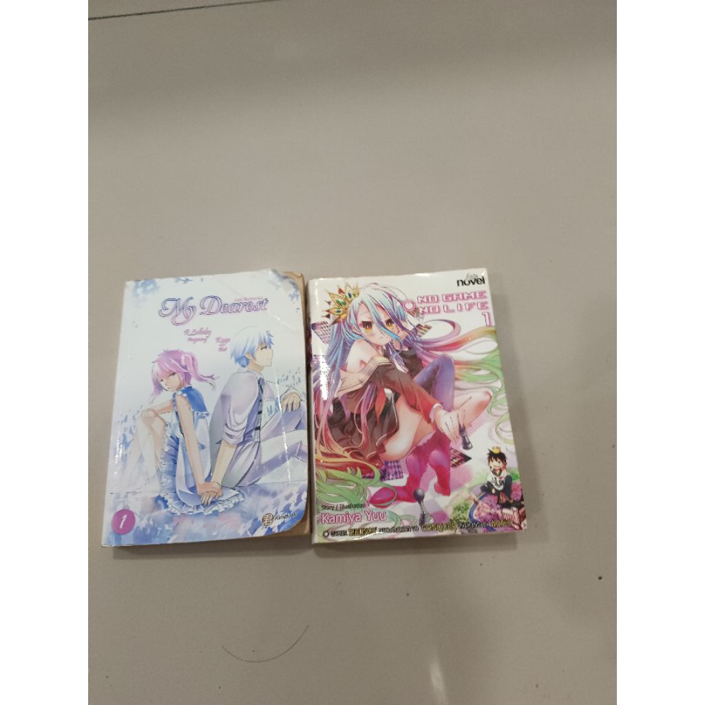 Novel Lite Novel - No Game No Life 1 , Lost Memories My Dearest 1 (Harga Satuan)