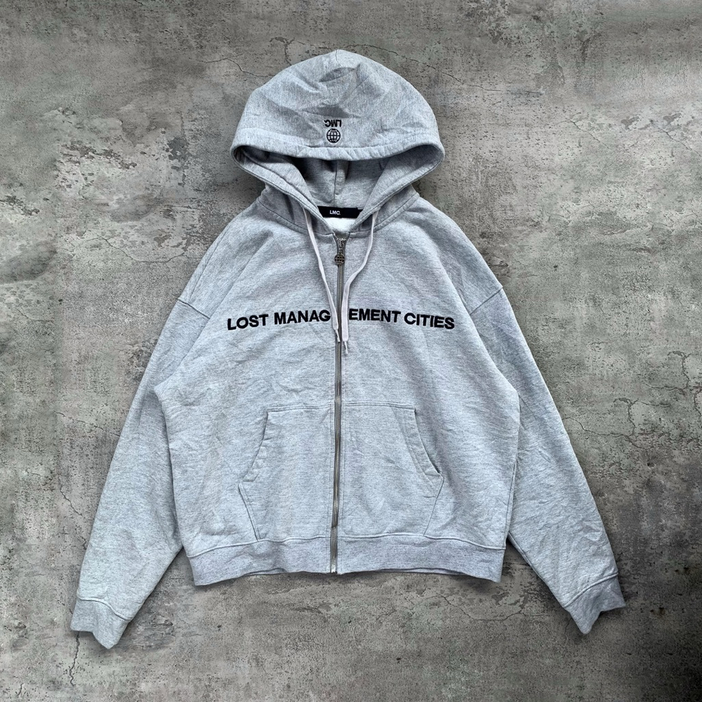 Hoodie LMC Zipper Grey