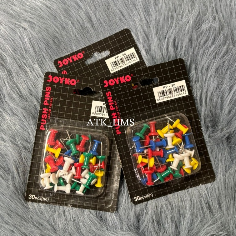 

Push Pins / Jarum Tekan JOYKO PP-30 (isi 30 pcs)