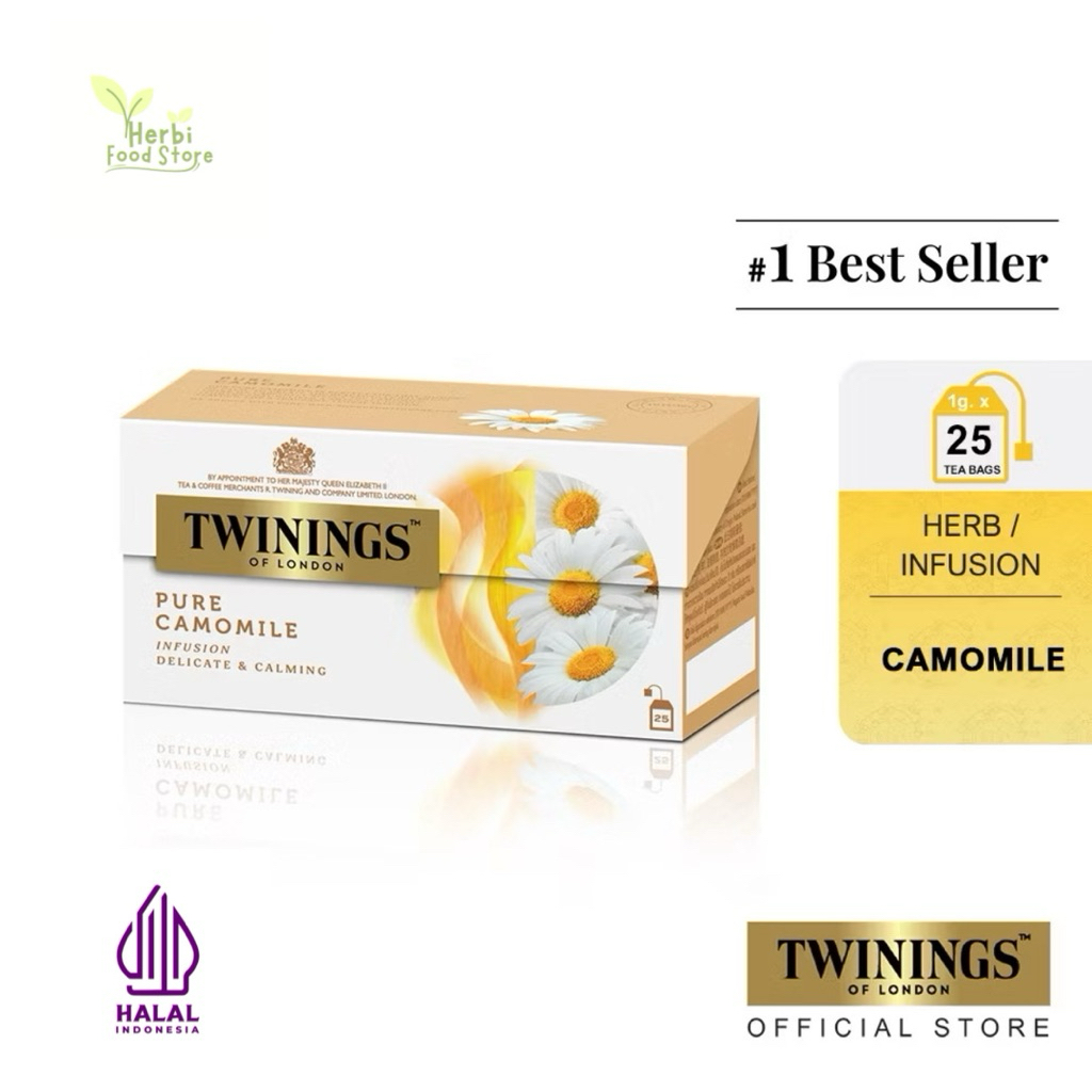 

Tea Teh Twinings Of London Pure Camomile