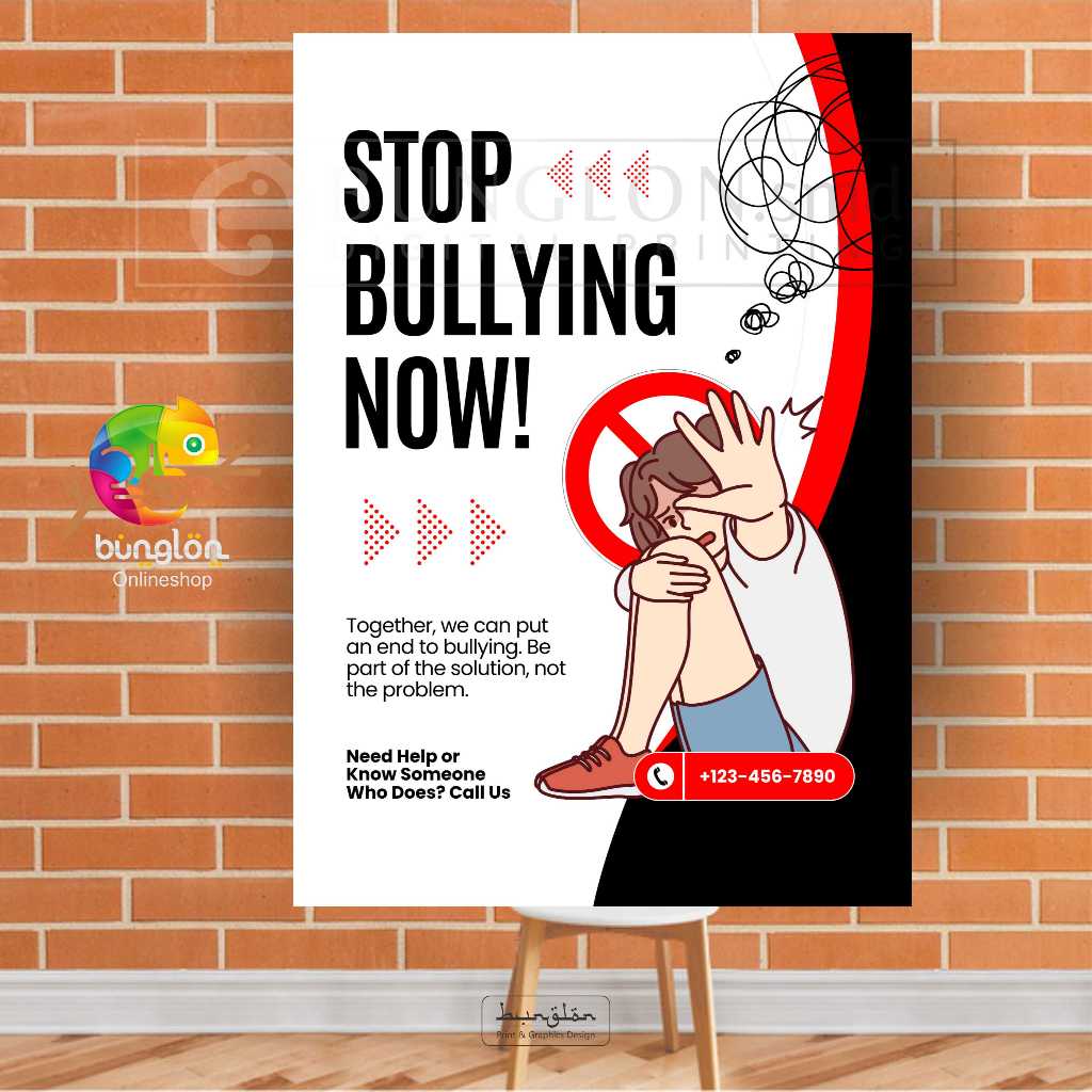 

Poster Stop Bullying Now