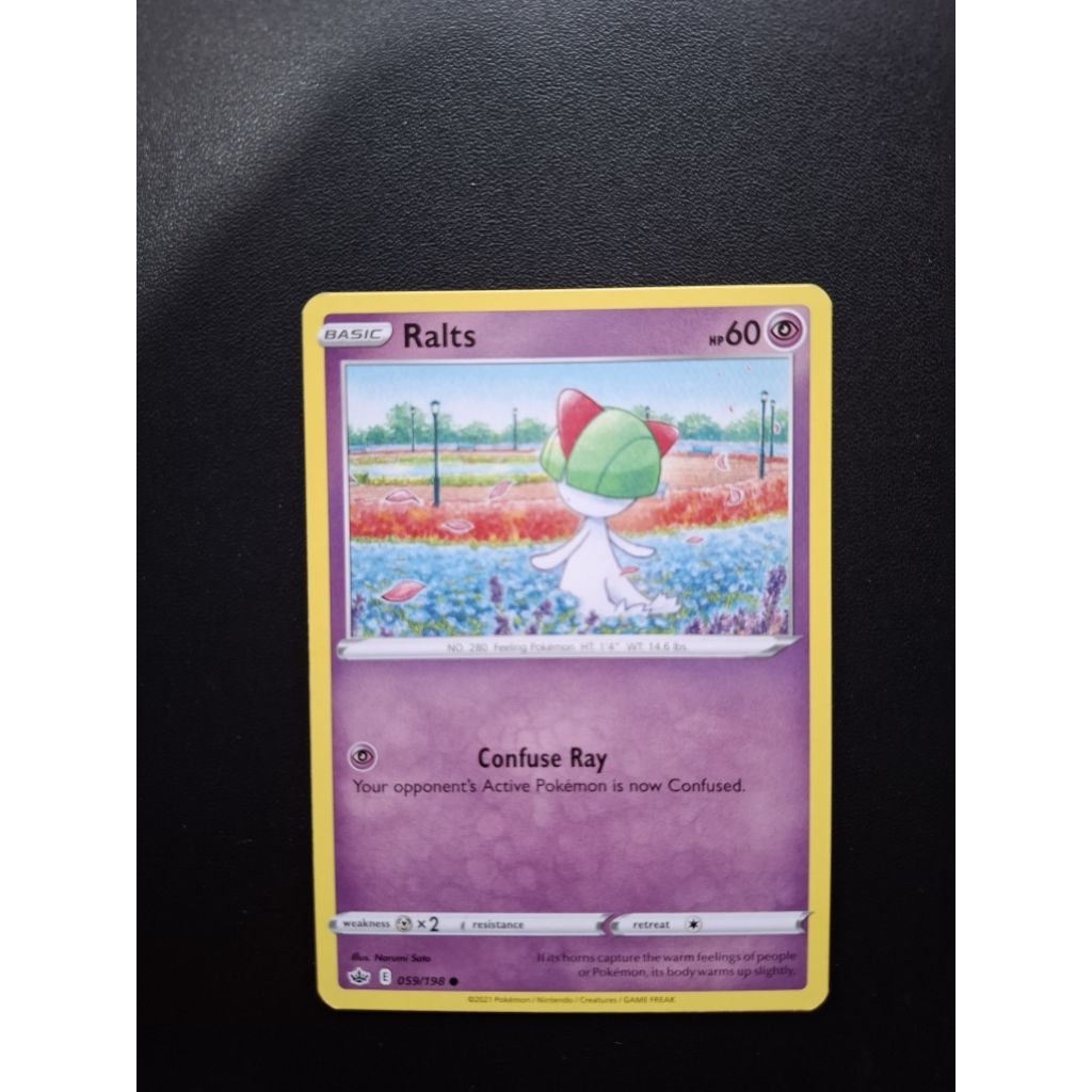 kartu pokemon original common Ralts E 059/198