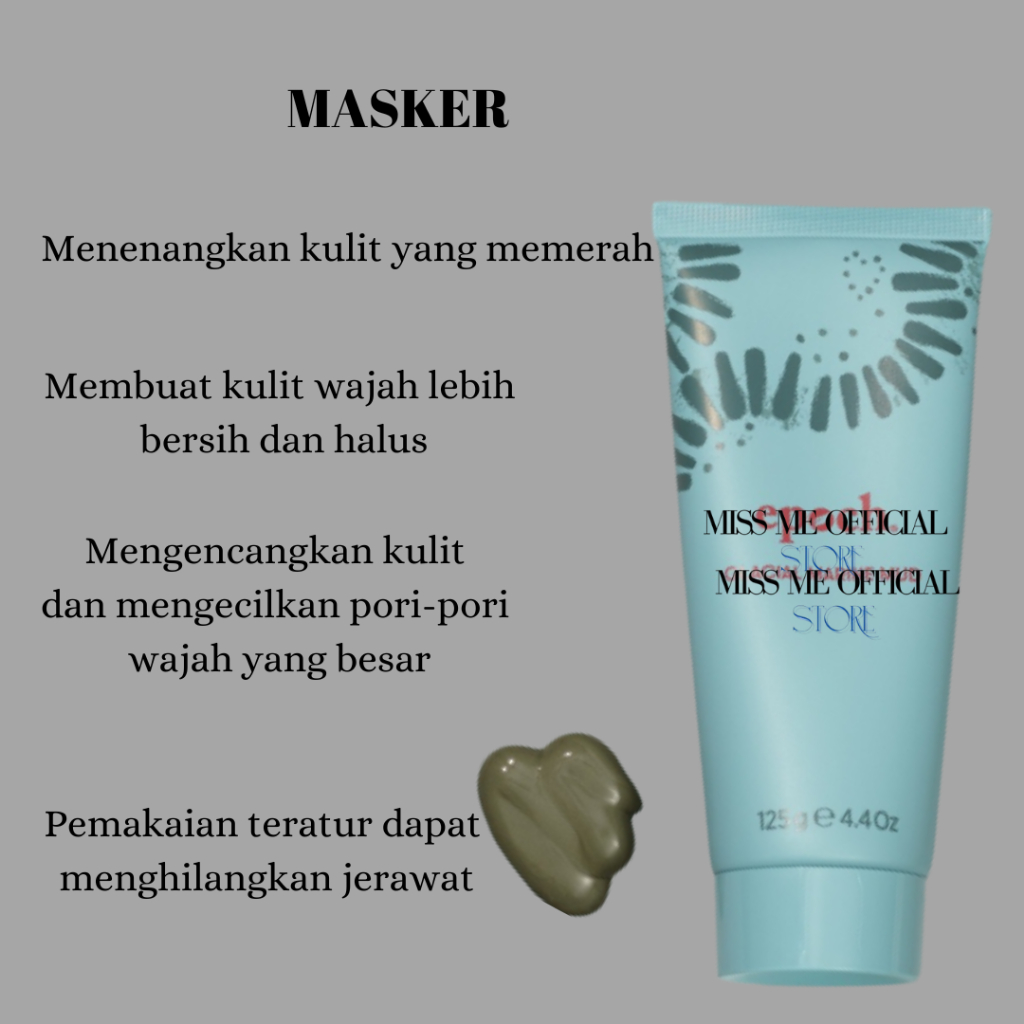 

(Miss Me) Masker Wajah Marine mud rumput laut promo