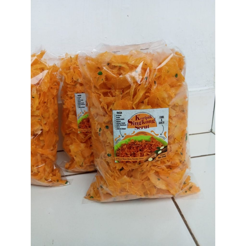 

Keripik singkong serut Gurih dan Lezat
