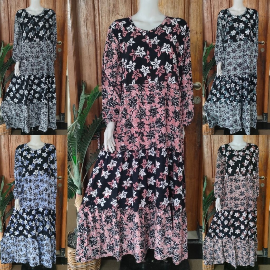 LD 118 DASTER QONITA ORIGINAL BATIK PEKALONGAN LENGAN PANJANG BUSUI FRIENDLY