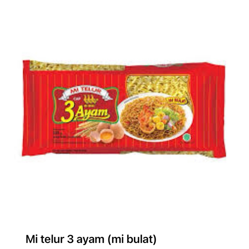 

Mie Telur 3 Ayam