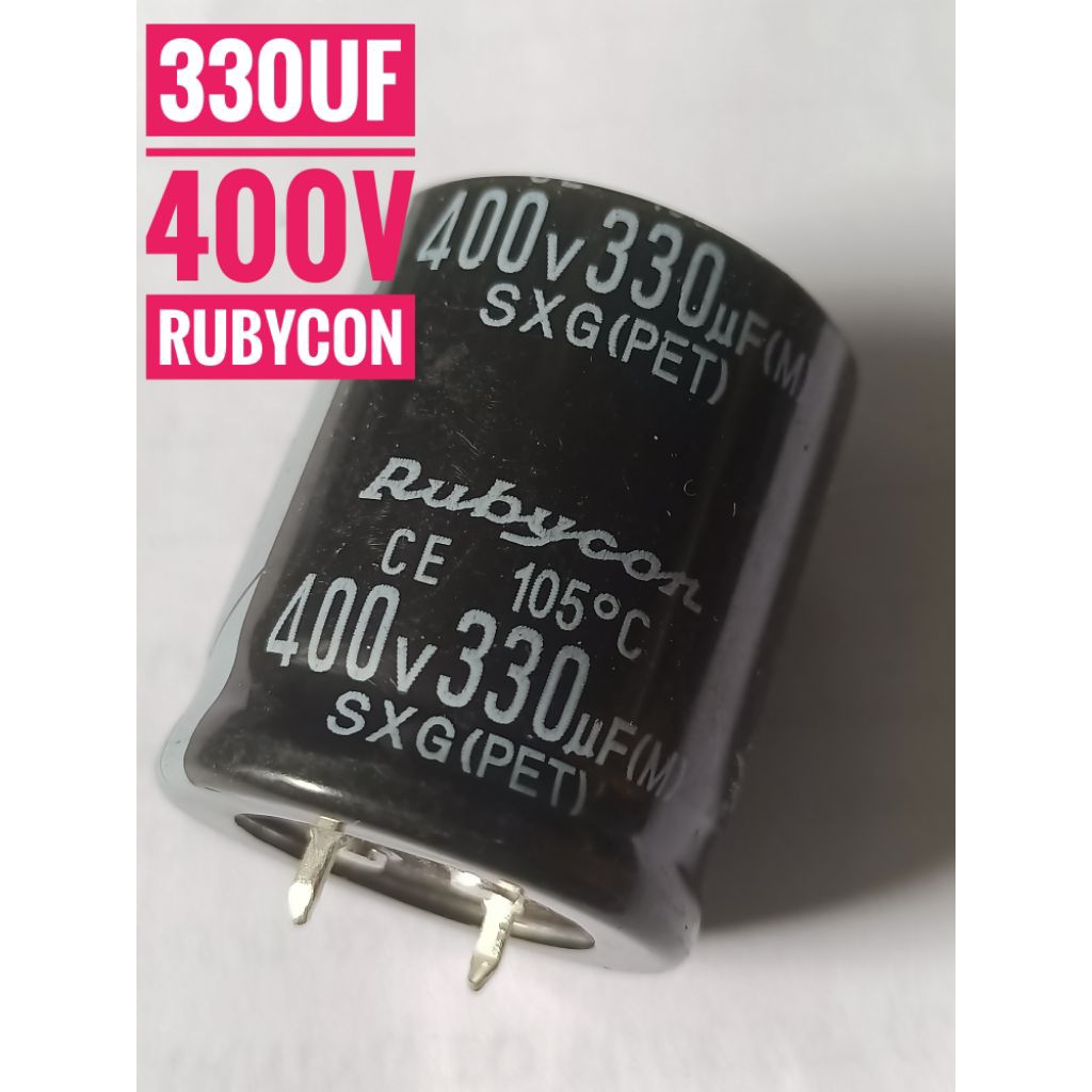 Elco 330uf 400v rubycon