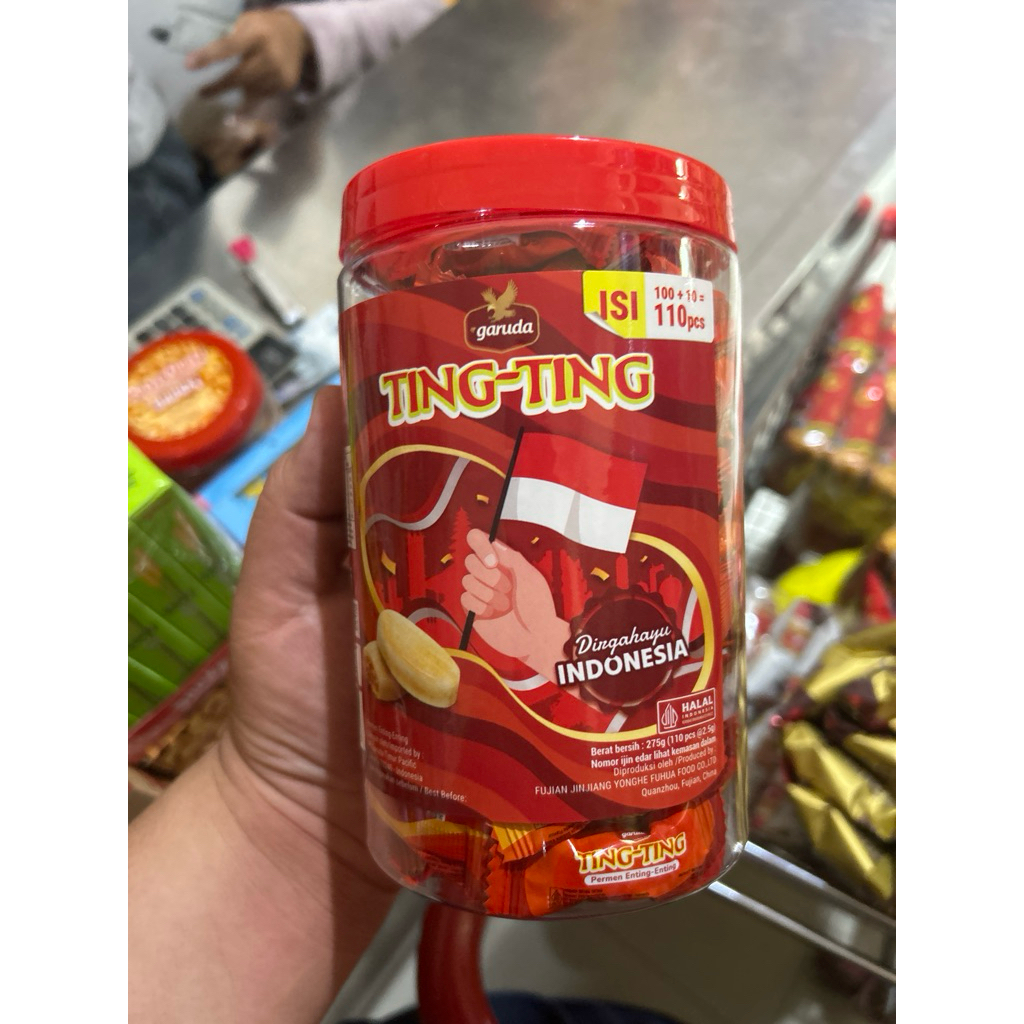 

Ting Ting Garuda toples 275gram