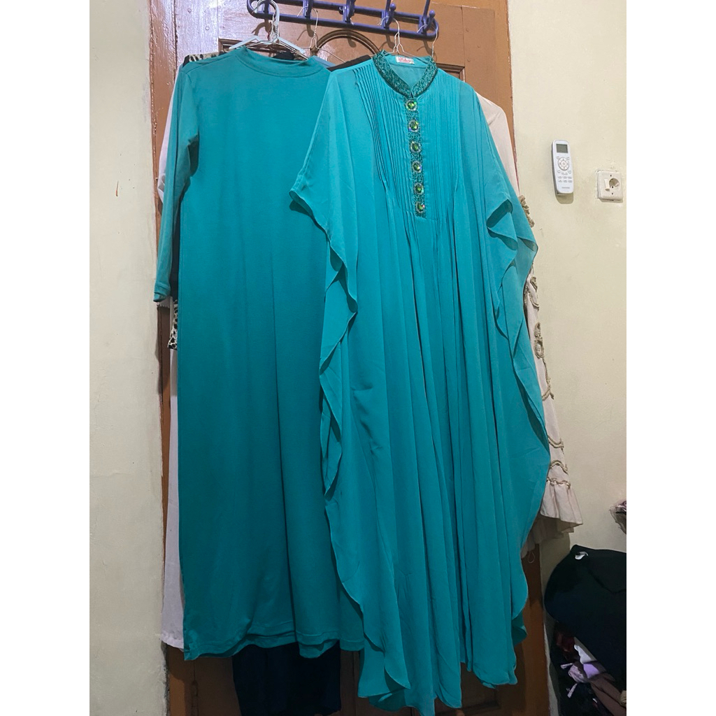 Set gamis inner+ outer batwing