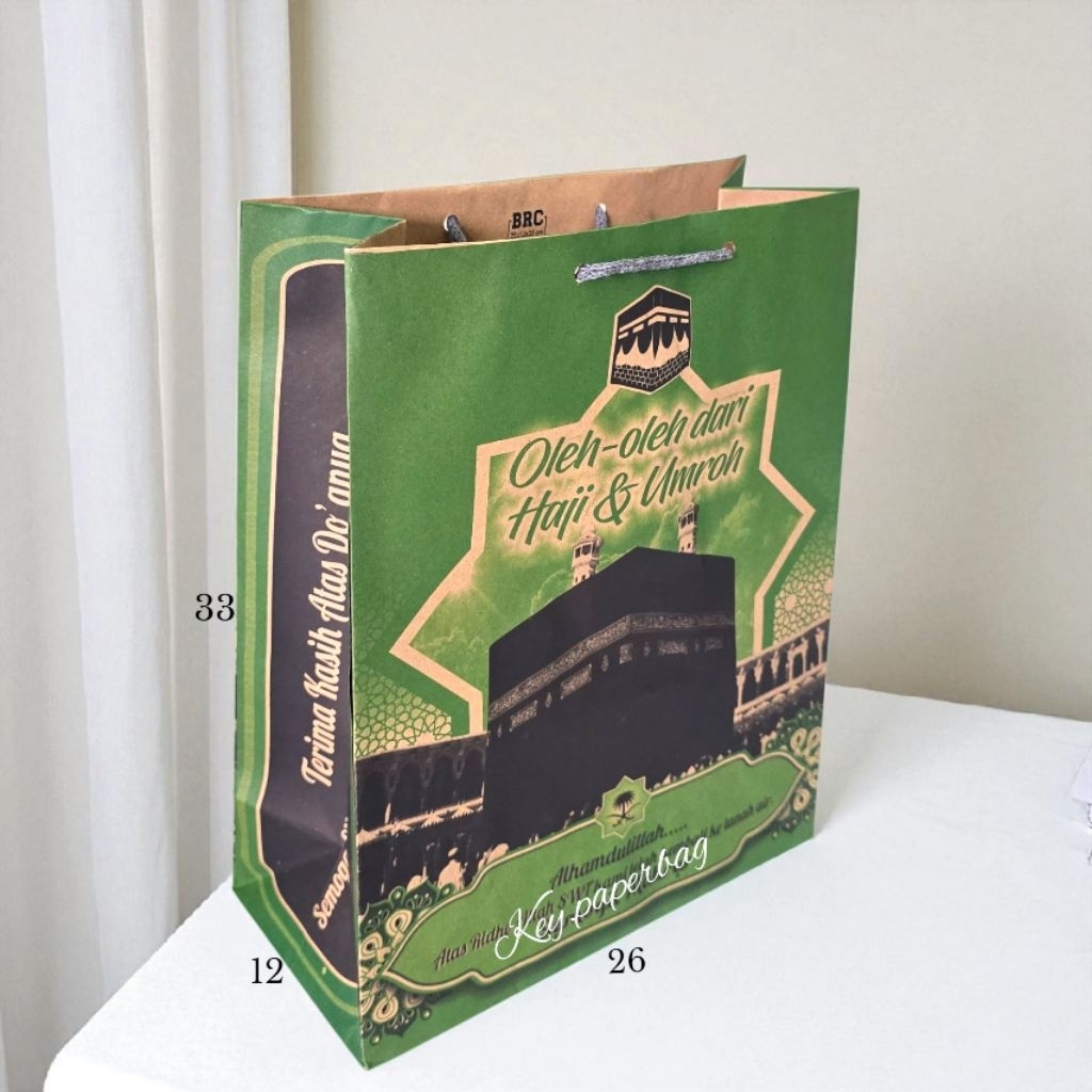 

Paper Bag Haji & Umroh JUMBO Uk 30x40 dan 26x33