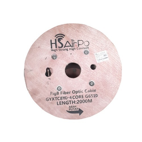 HSAirpo Dropcore 4 core Fig 8 2KM - KABEL FIBER OPTIK