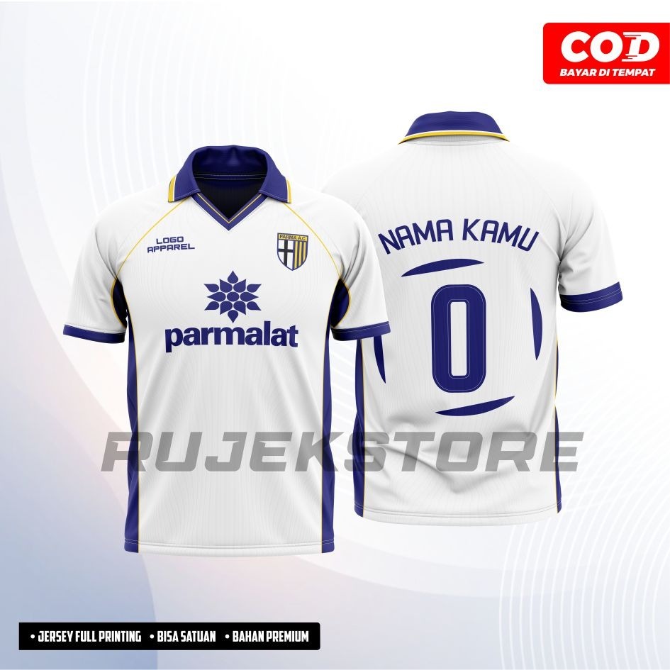 Jersey Parma 1997 Away Retro Printing