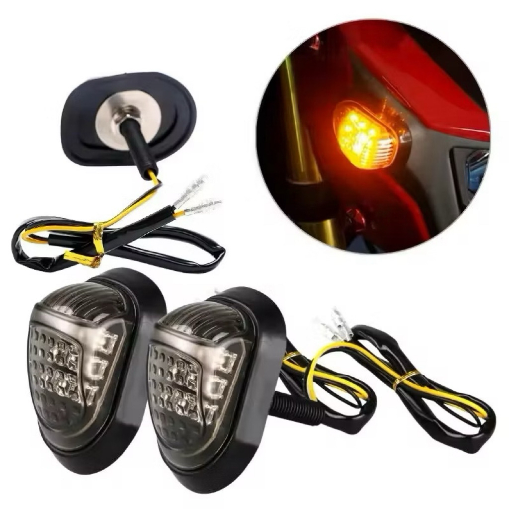 (1 Biji) SEIN SEN TEMPEL KODOK SEIN TEMPEL LED UNIVERSAL NINJA R RR MONO KLX R15
