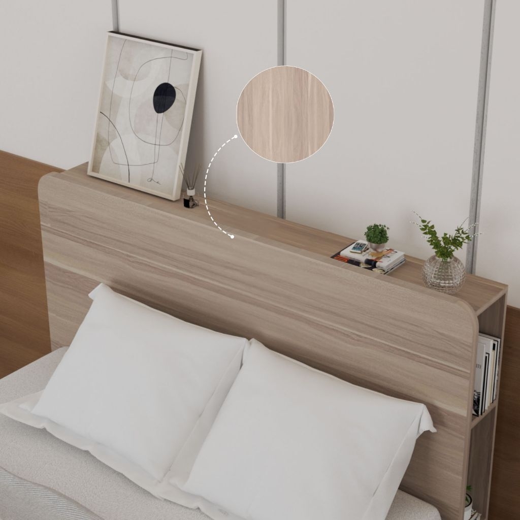 KAYUNA.idea Headboard Perth 120/ Headboard/ Sandaran Divan/ Sandaran Dipan/ Headboard Divan/ Dipan S