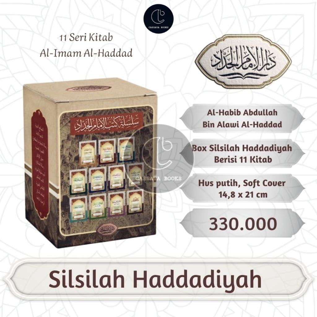 Box Set Kitab Silsilah Haddadiyah 11 Seri Kitab Imam Al-Haddad Imam Haddad