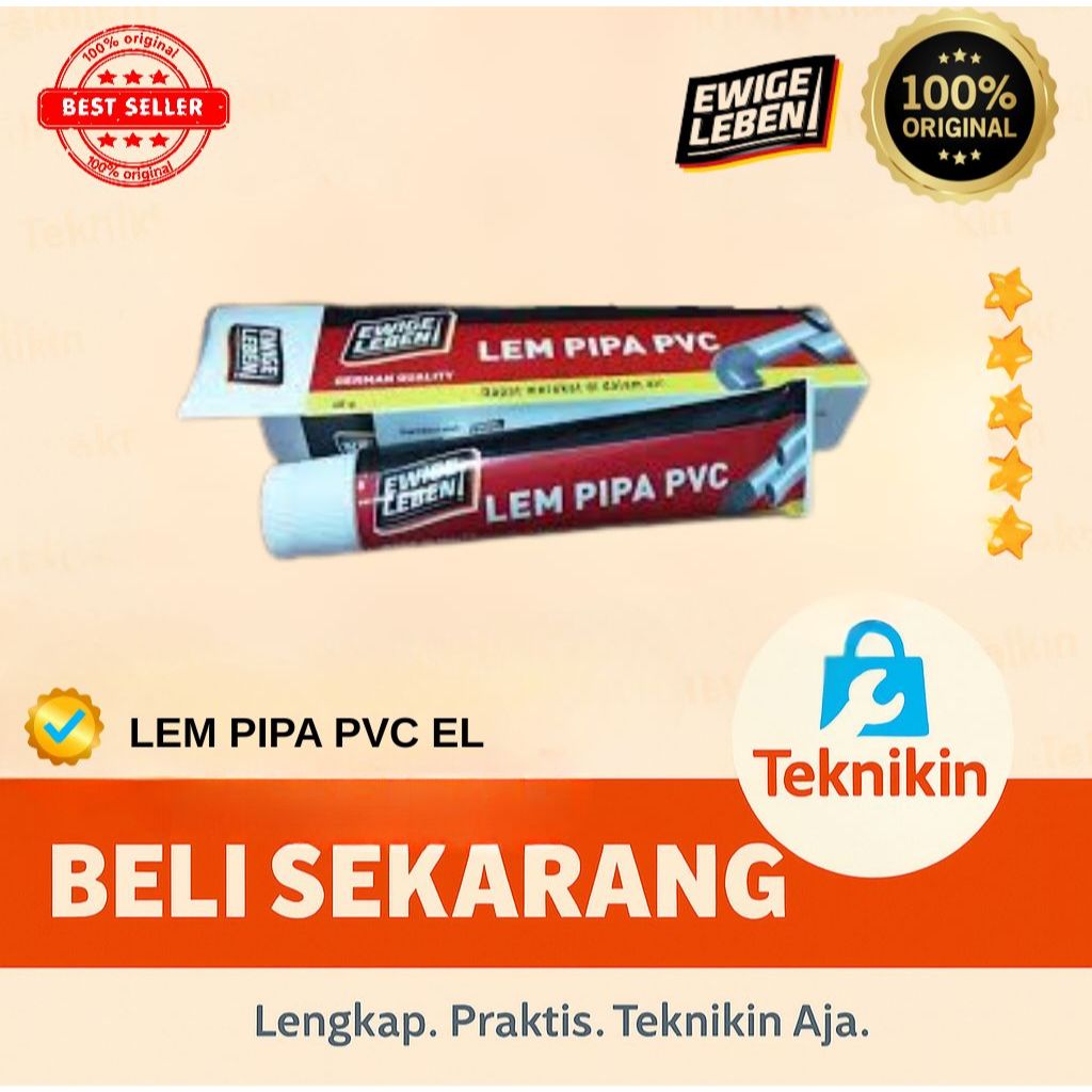 LEM PIPA PVC EWIGE LEBEN 48 GRAM TUBE MEREKAT DALAM AIR