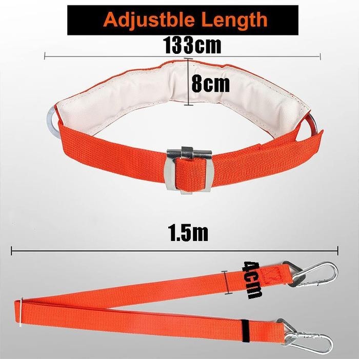 Uddjaya_ Sabuk Panjat Tiang Listrik Sabuk Pengaman Panjat Pohon Tali Pengaman Industri Sabuk Safety