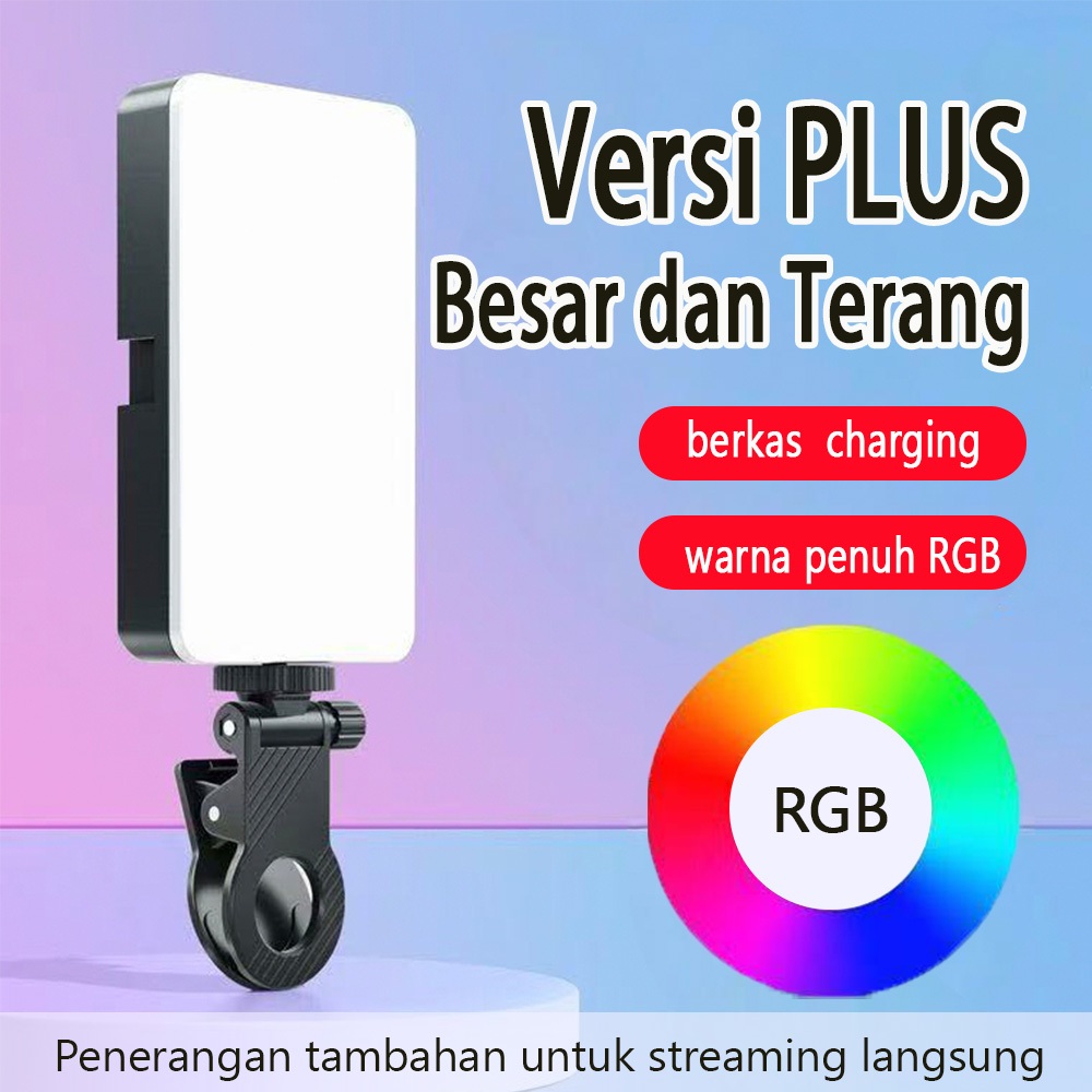 Mini Lampu Video Fotografi Led Studio RGB Handphone Camera Untuk Lampu Led Portable Lighting Lampu L