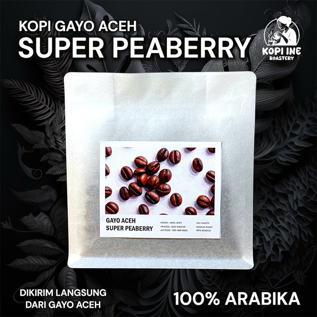 

Kopi Gayo Aceh Arabika Peaberry-Single Origin Premium Coffee