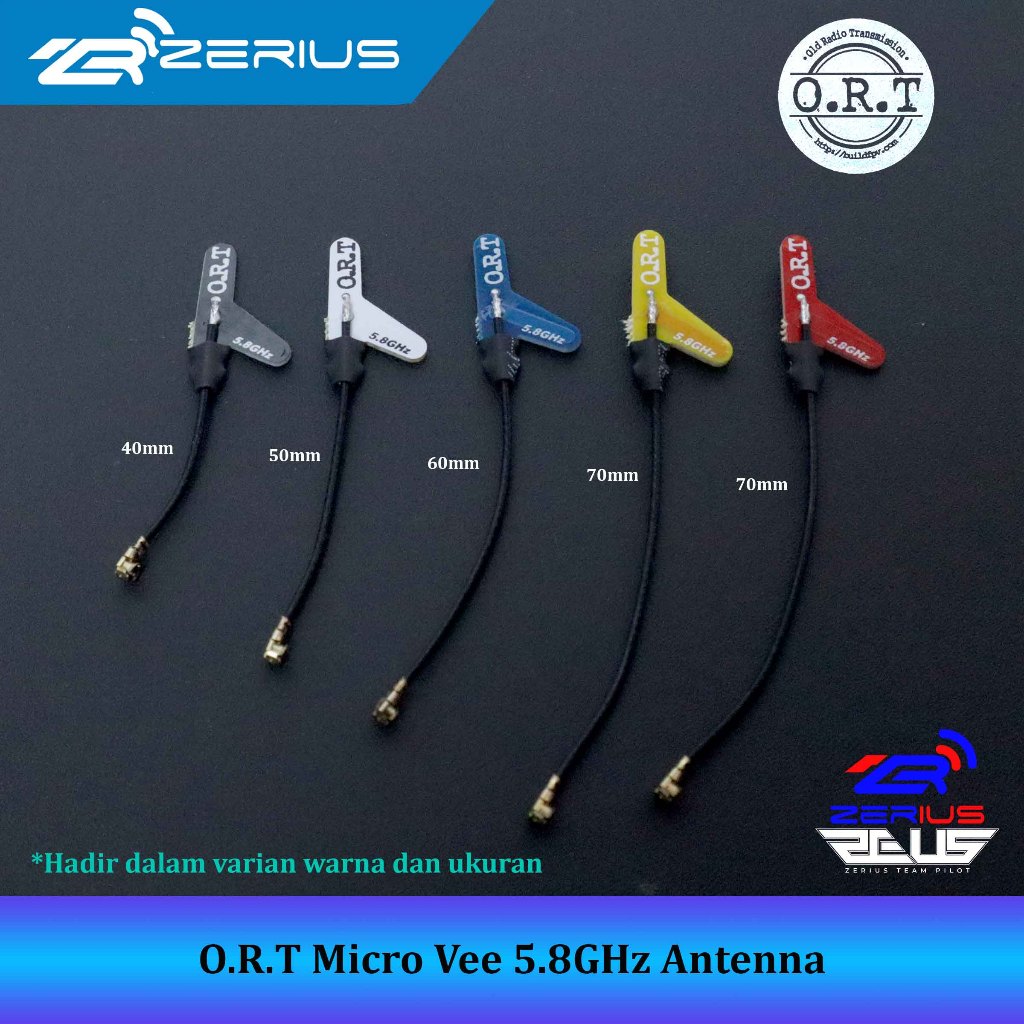ORT Micro Vee Antenna 5.8GHz UFL IPEX Microvee