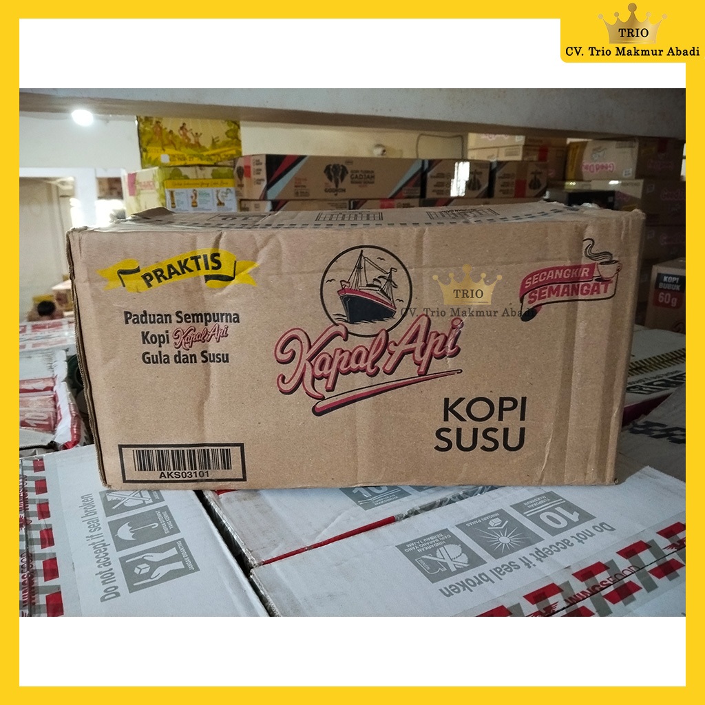 

Kopi Kapal Api Susu 31g 1 Dus Isi 12 Renteng