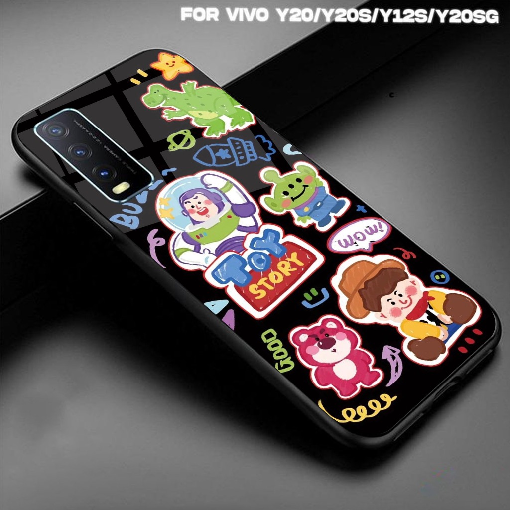 Case Vivo Y20/Y20s/Y12s/Y20sg Plastic Santacasing [ Motif TOY STORY ] Case HP Glossy Casing Hardcase
