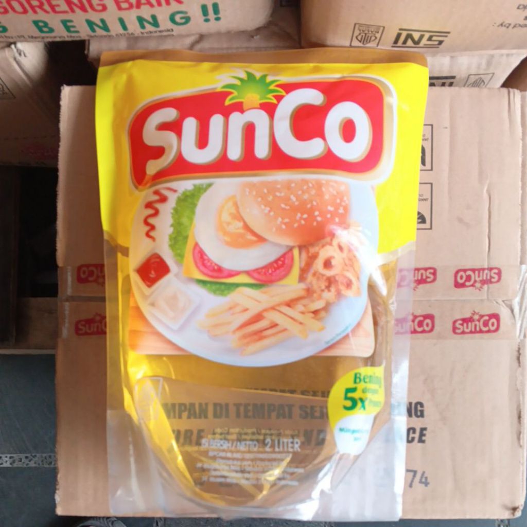 

SUNCO minyak goreng 2 liter 6 pouch 1 karton