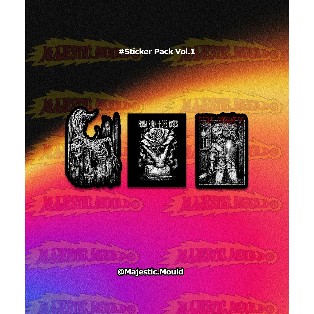 

#Vol1– Stiker Band Vinyl Glossy | Tahan Air & Luntur (Laptop/Helm/Tumbler/dan media lainnya)