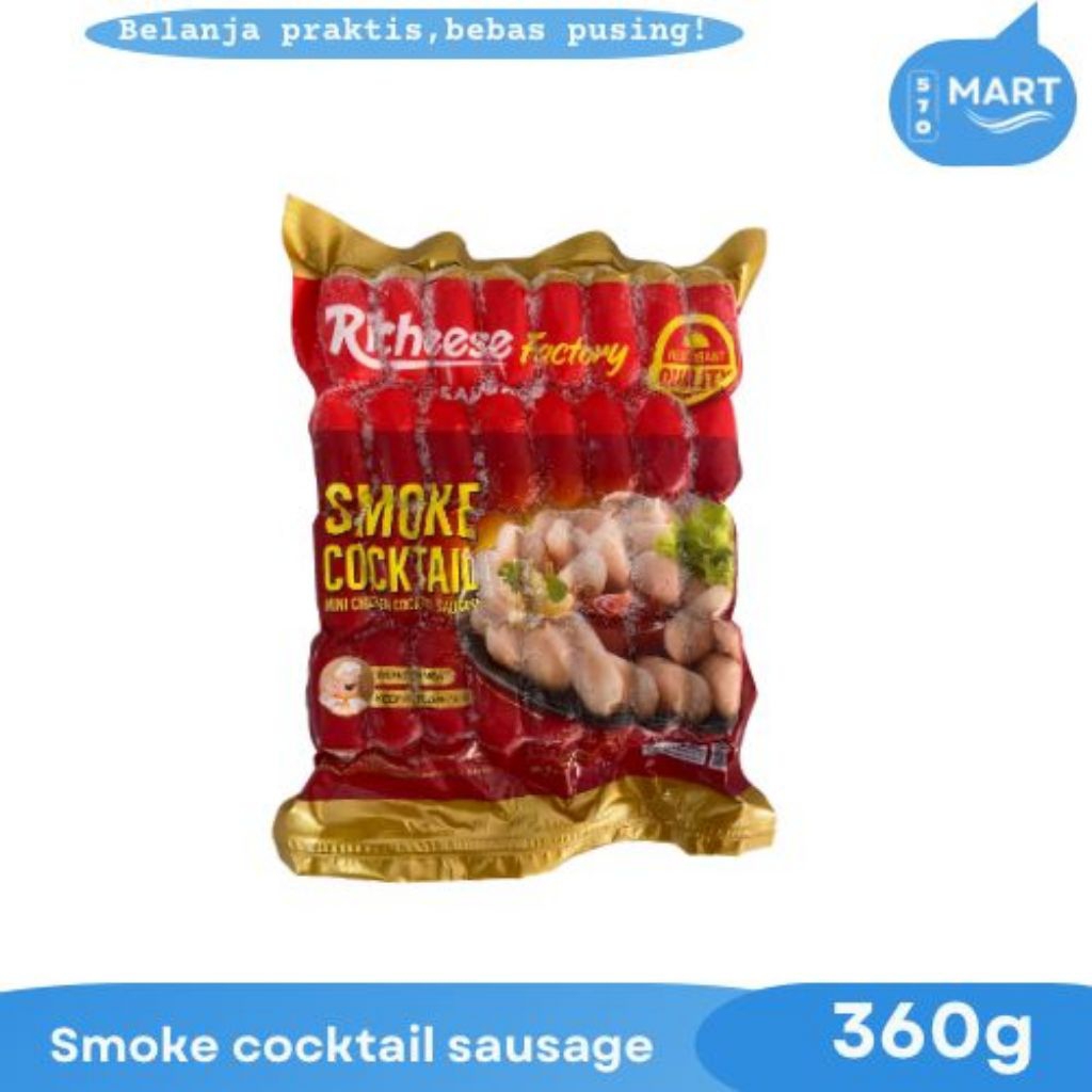 

Richeese factory smoke cocktail mini sausage 360gr