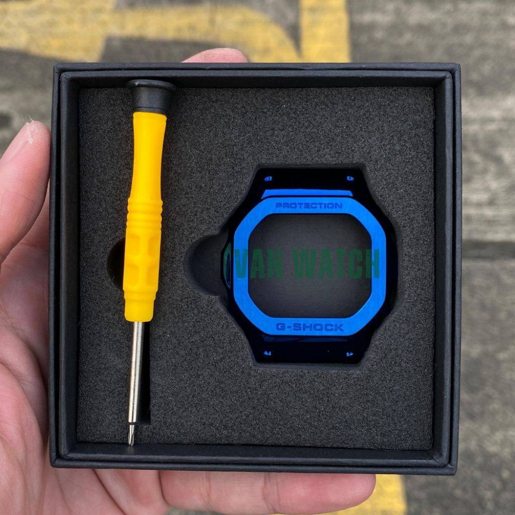 BEZEL Blue / Biru Custom DW 5600 GW B5600 GWM 5610 GWM 5600 GWM 5630 GLS 5600 GLX 5600 G5600