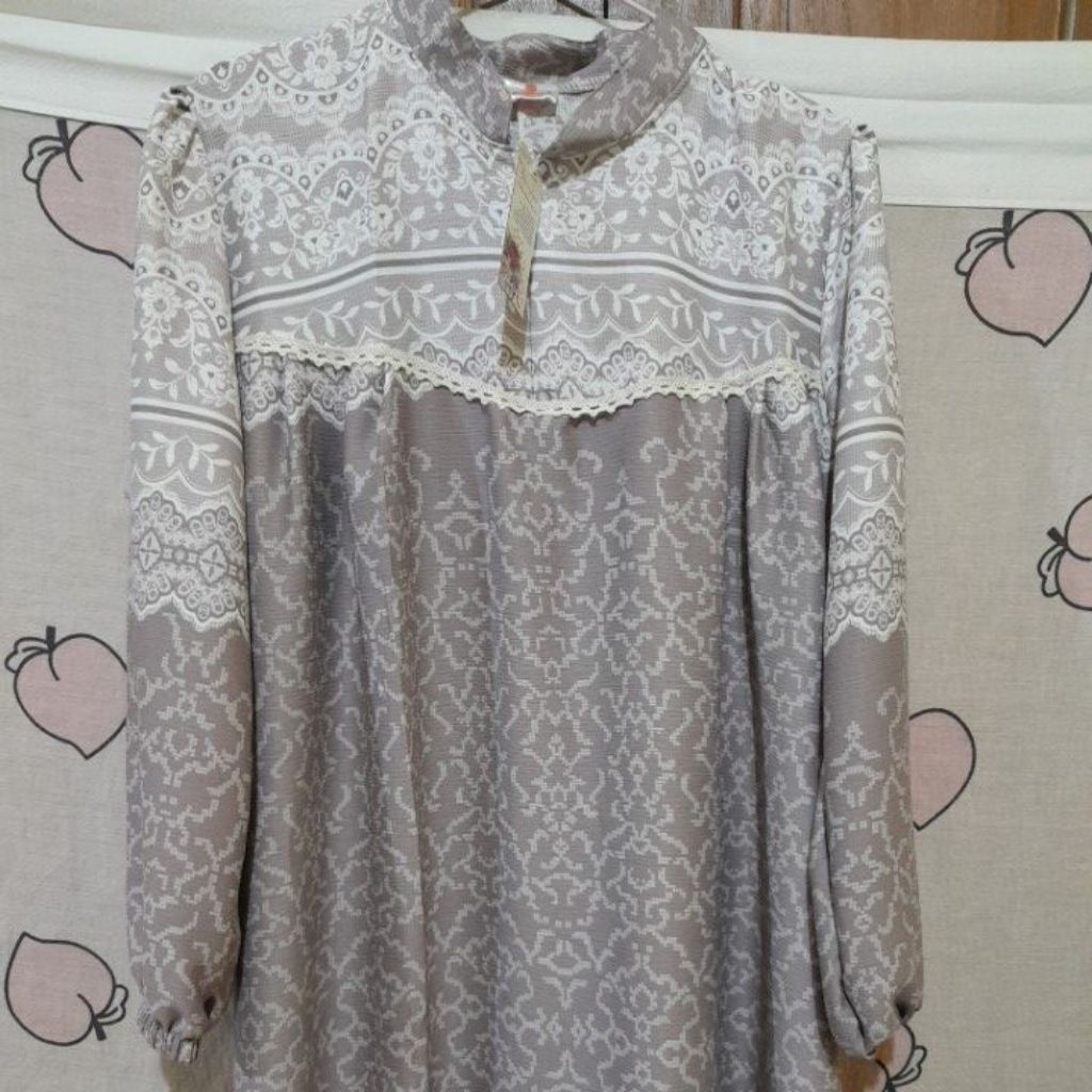 Gamis ceruty warna lilac