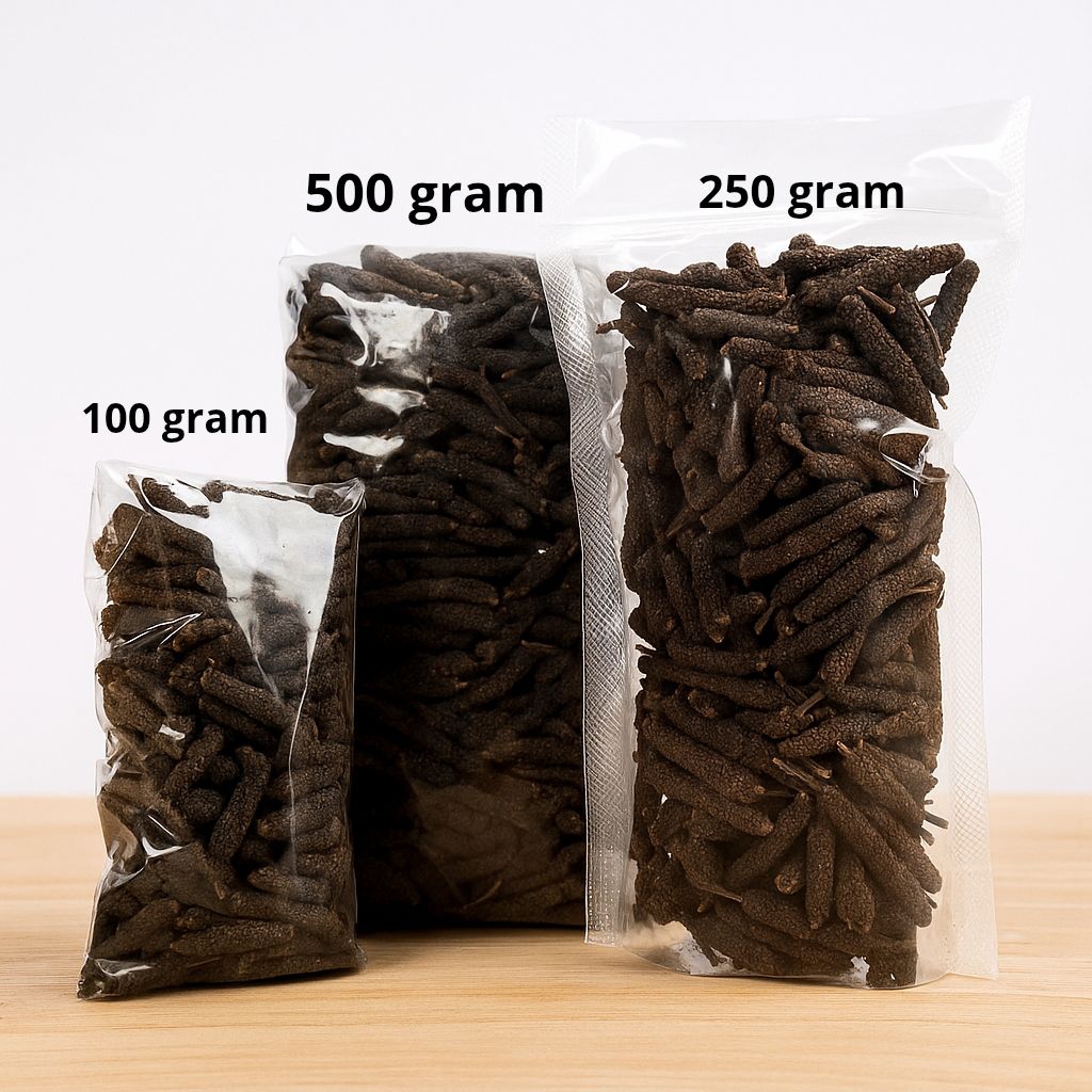 

Cabe Jamu/Jawa Kering 100gr 250gr 500gr Kualitas terbaik