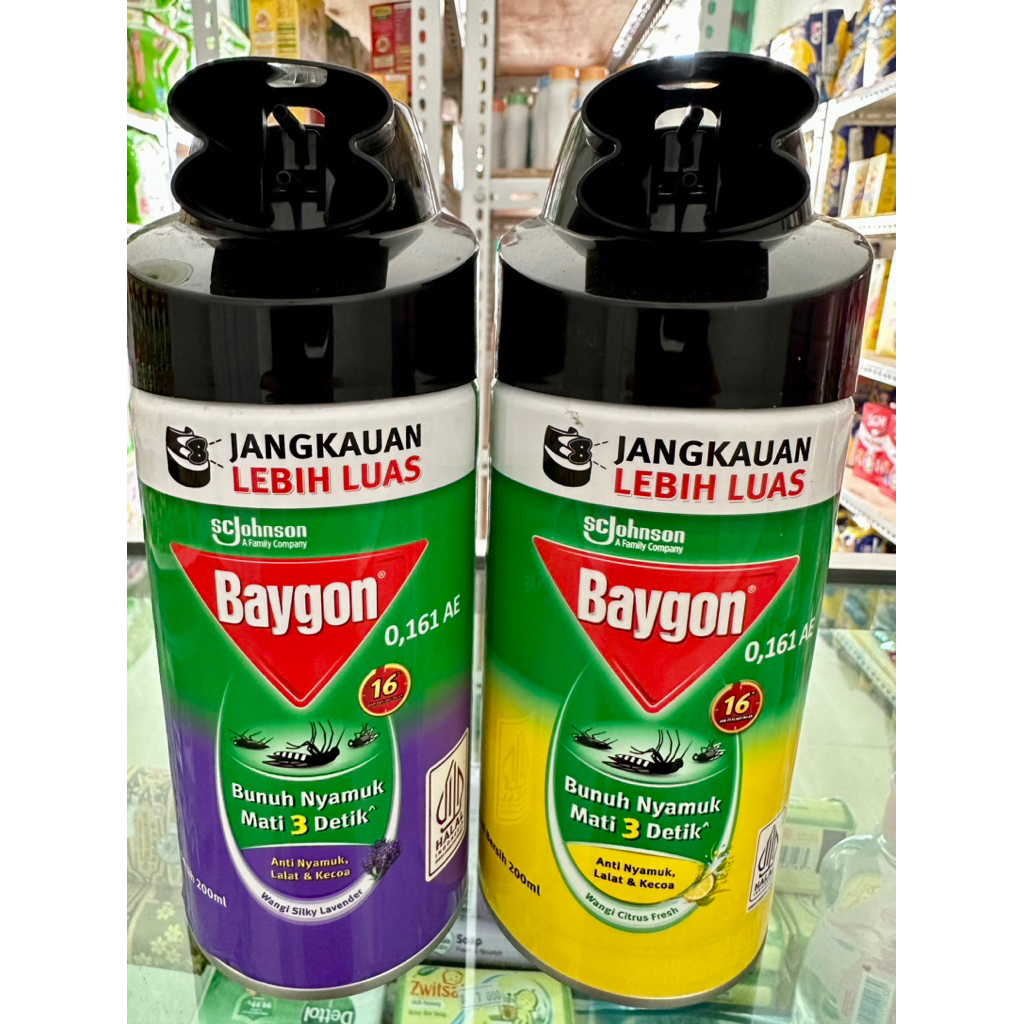 Baygon ( Semprot nyamuk & kecoa) 200ml