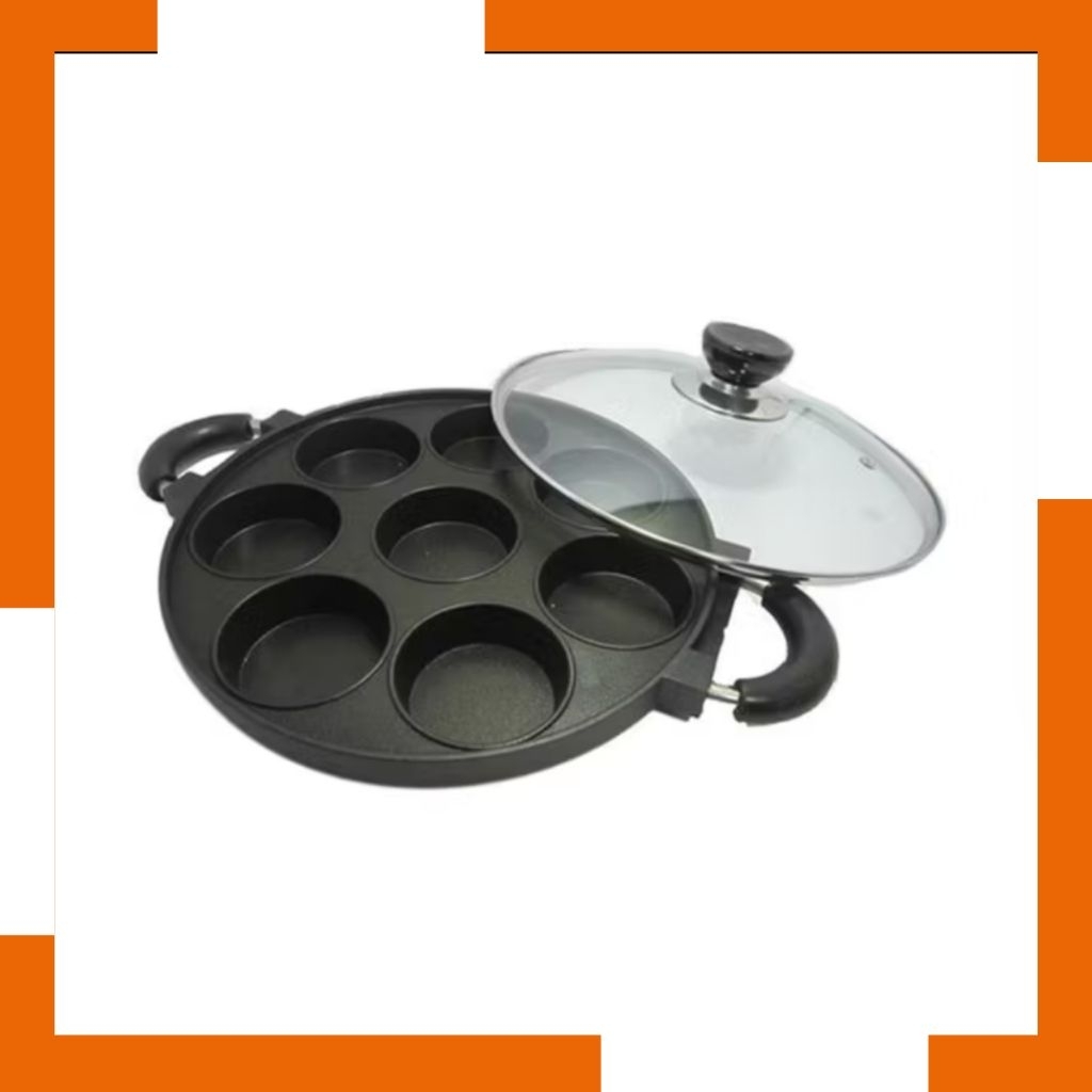 Snack maker / cetakan 8 datar / cetakan martabak mini isi 8